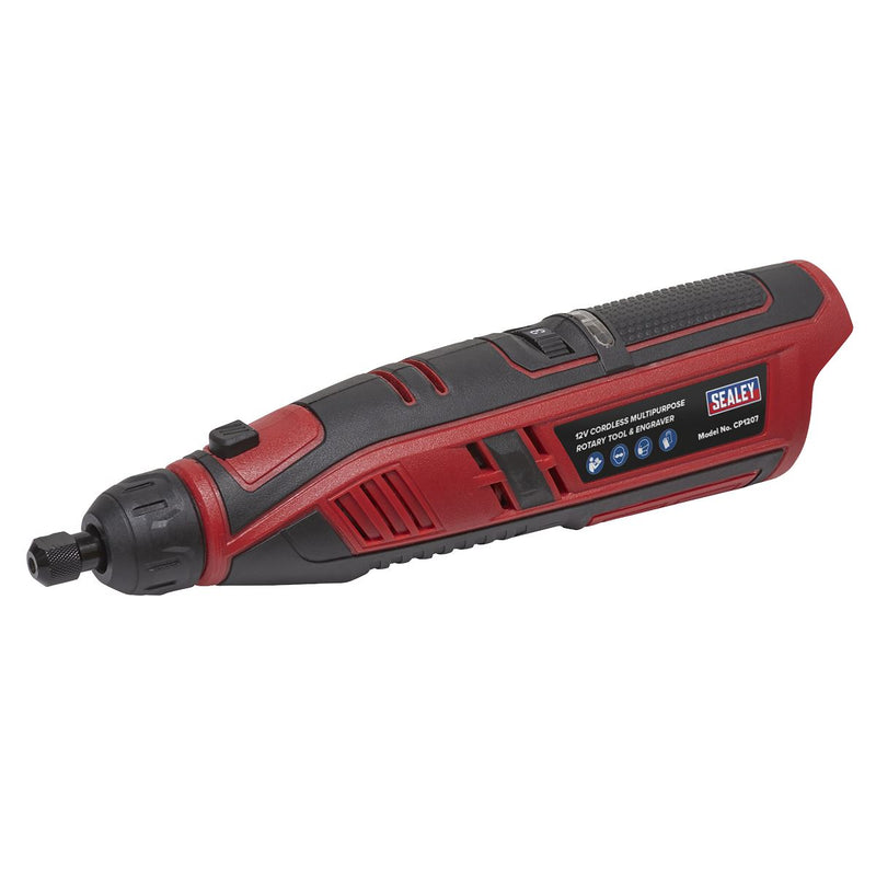Sealey Cordless Multipurpose Rotary Tool & Engraver Kit 49pc 12V SV12 Series Bod Sealey - Dynamic Drive