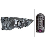 Hella Headlight Headlamp H7/H1 Right fits Audi A1 2010-2018 1.2 1.4 1.6 2.0