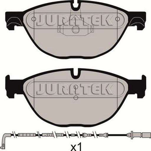 Juratek Front Brake Pad Set fits BMW 5 2009-2017