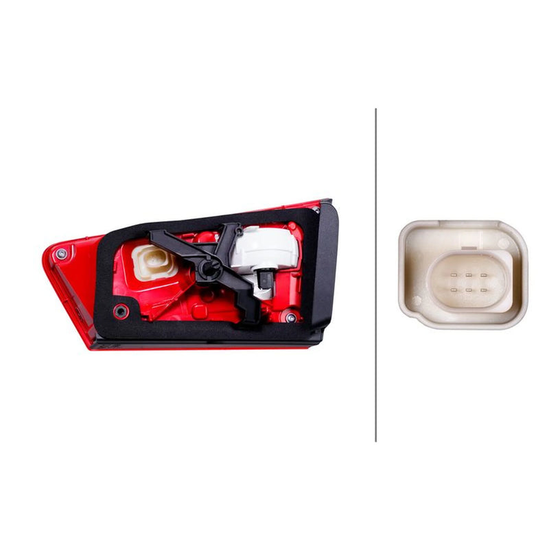 Hella Tail Light / Lamp Socket Bulb Right 2TZ 354 890-071