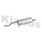 Klarius Box With Tail Pipe Rear fits Ford Fiesta VII 2017 on 1.1