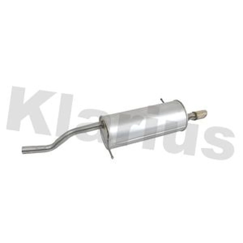 Klarius Box With Tail Pipe Rear fits Ford Fiesta VII 2017 on 1.1