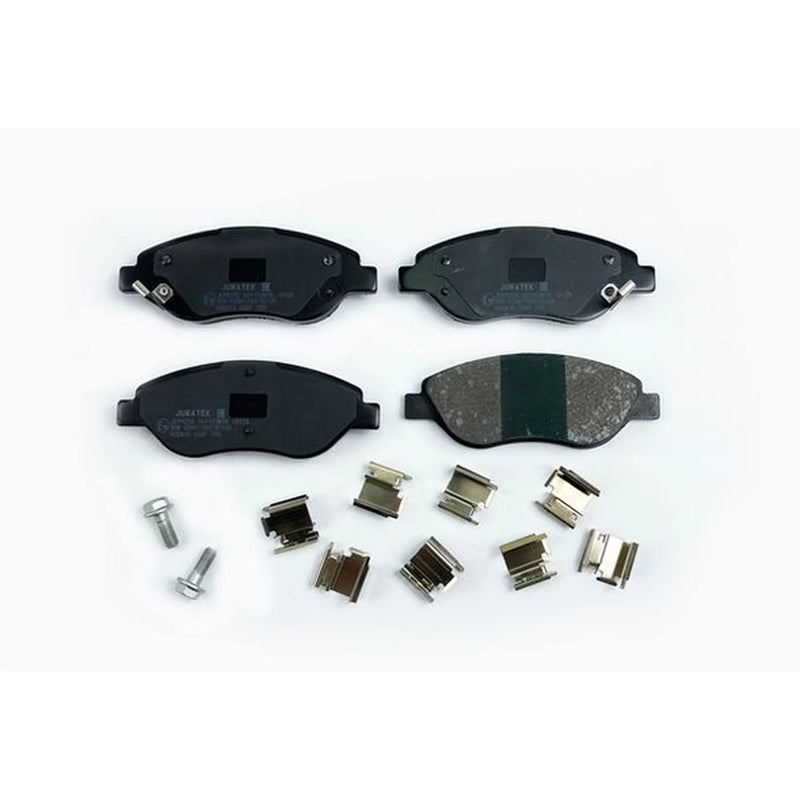 Juratek Front Brake Pad Set fits Fiat Tipo 2015-2020 1.0 1.3 1.4 1.6