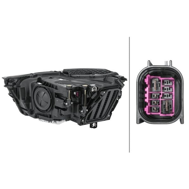Hella Headlight Headlamp LED Right fits Audi Q3 2018-2021 2.5