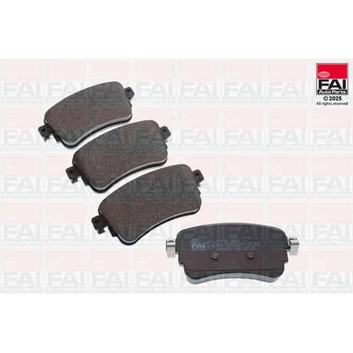 FAI Rear Brake Pad Set fits Citroën Dispatch III 2016-2025 1.5 1.6 2.0
