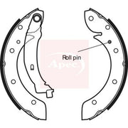 Apec Brake Shoe Set Axle Kit fits Citroën Berlingo / Berlingo First 1996-2011