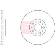 Apec Front Vented & Rear Vented Brake Discs & Pads fits Volvo V70 2004-2007