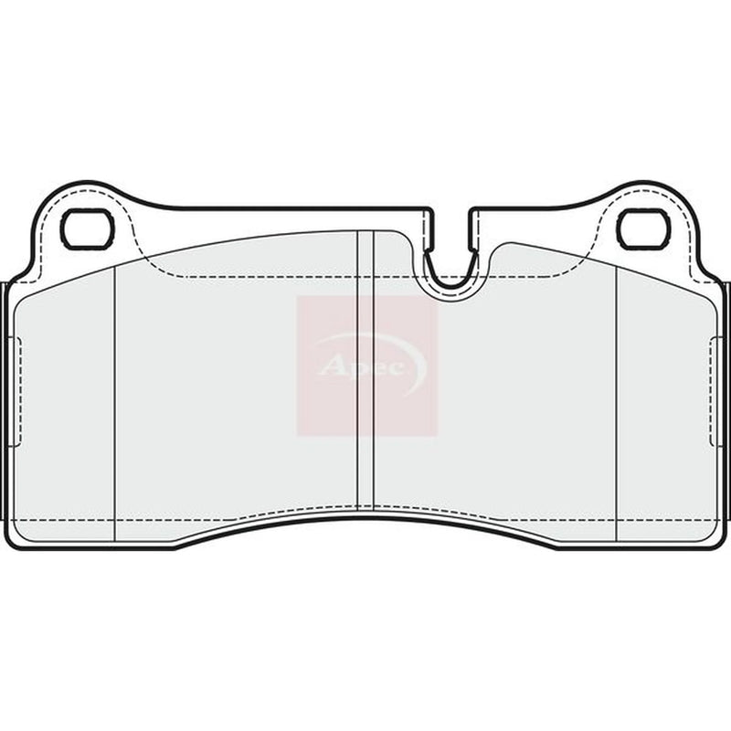 Apec Rear Brake Pad Set PAD2040