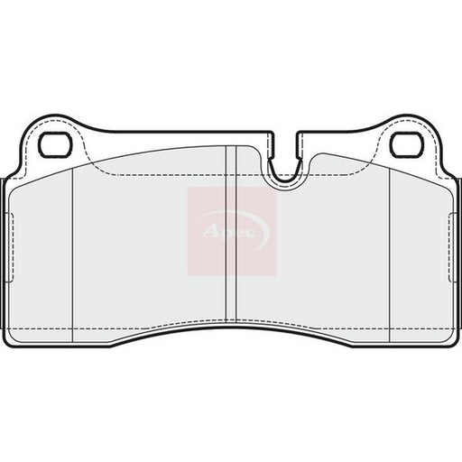 Apec Rear Brake Pad Set fits BMW 2 2019-2021