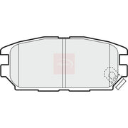 Apec Rear Brake Pad Set fits Mitsubishi Fto 1994-2001 1.8 2.0