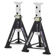 Sealey AXLe Stands (Pair) 6 Tonne Capacity per Stand White AS6 Sealey - Dynamic Drive