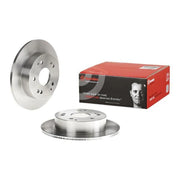 Brembo Rear Brake Solid Discs & Pads fits Honda Civic VII 2000-2005 1.4 1.6 2.0