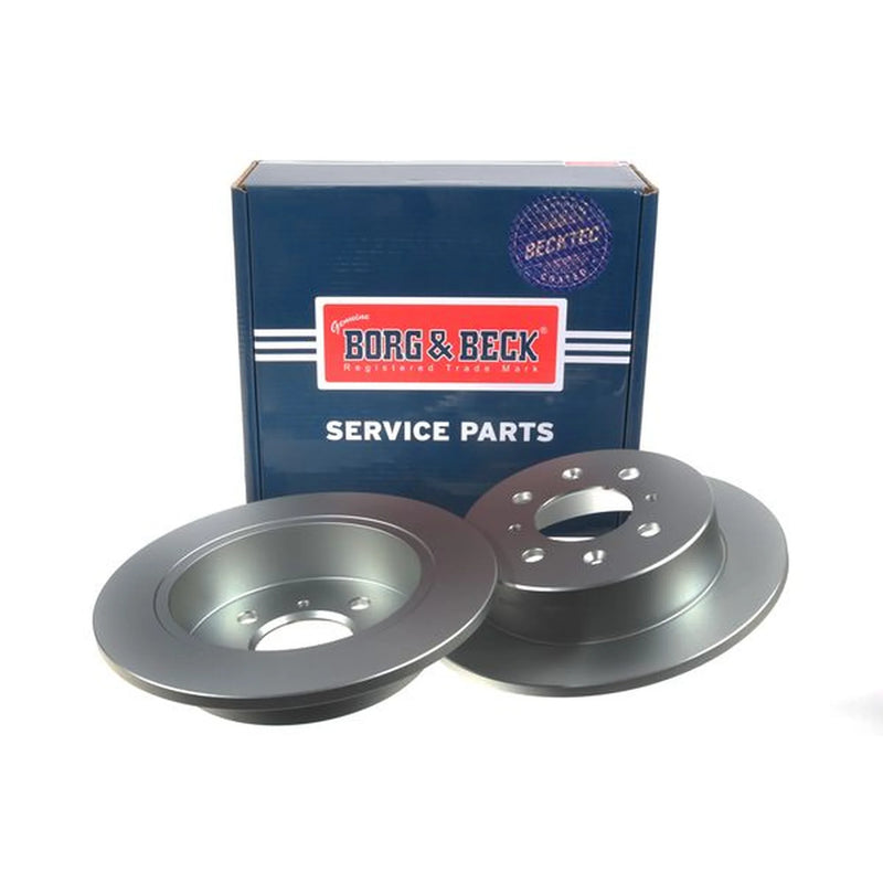 Borg & Beck Rear Brake Solid Discs & Pads fits Lotus Elise 340 R 2000-2001 1.8
