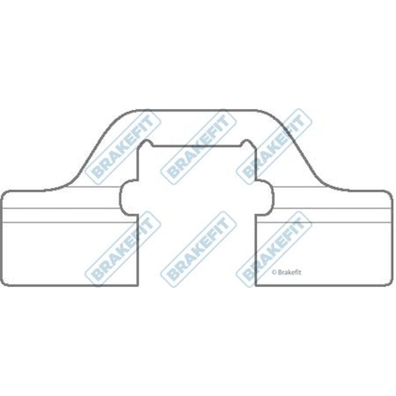 Apec Brake Pad Accessory Fitting Kit Rear fits Renault Avantime 2001-2003