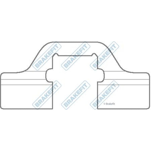 Apec Brake Pad Accessory Fitting Kit Rear fits Renault Avantime 2001-2003