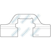 Apec Brake Pad Accessory Fitting Kit Rear BKT1008