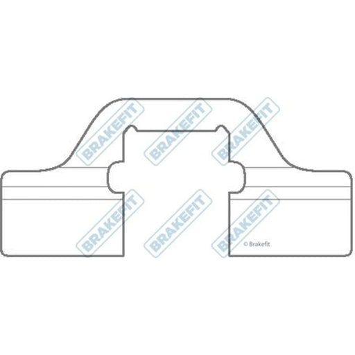 Apec Brake Pad Accessory Fitting Kit Rear BKT1008