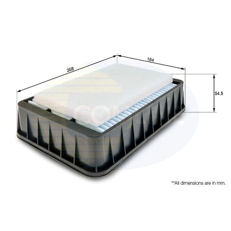 Comline Engine Air Filter fits Citroën C-Crosser 2007-2012 2.2
