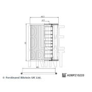 Blue Print Engine Oil Filter ADBP210233