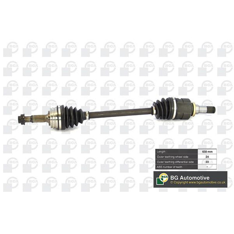 BGA CV Drive Shaft Driveshaft Front Left fits Citroën C1 2005-2014 1.0