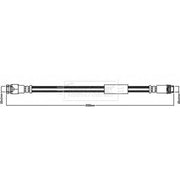 Borg & Beck Brake Hydraulic Hose Line inner BBH8476
