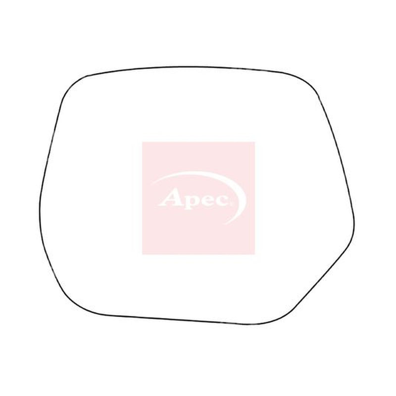 Apec Exterior Wing Mirror Glass Left fits Honda Cr-V III 2006-2012 2.0 2.2