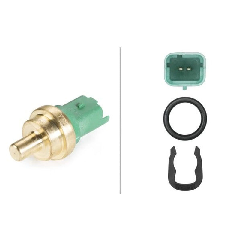 Hella Coolant Temperature Sensor Left fits Citroën Berlingo 1999-2011 1.6 2.0