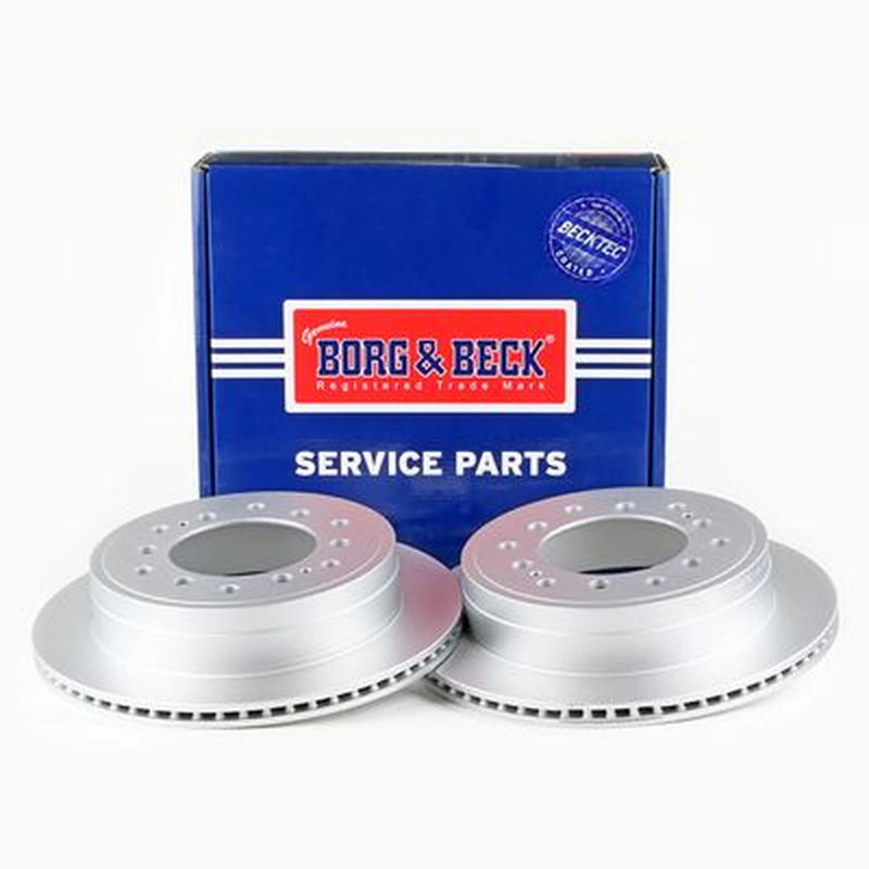 Borg & Beck Front & Rear Brake Discs & Pads fits Toyota Land Cruiser Prado