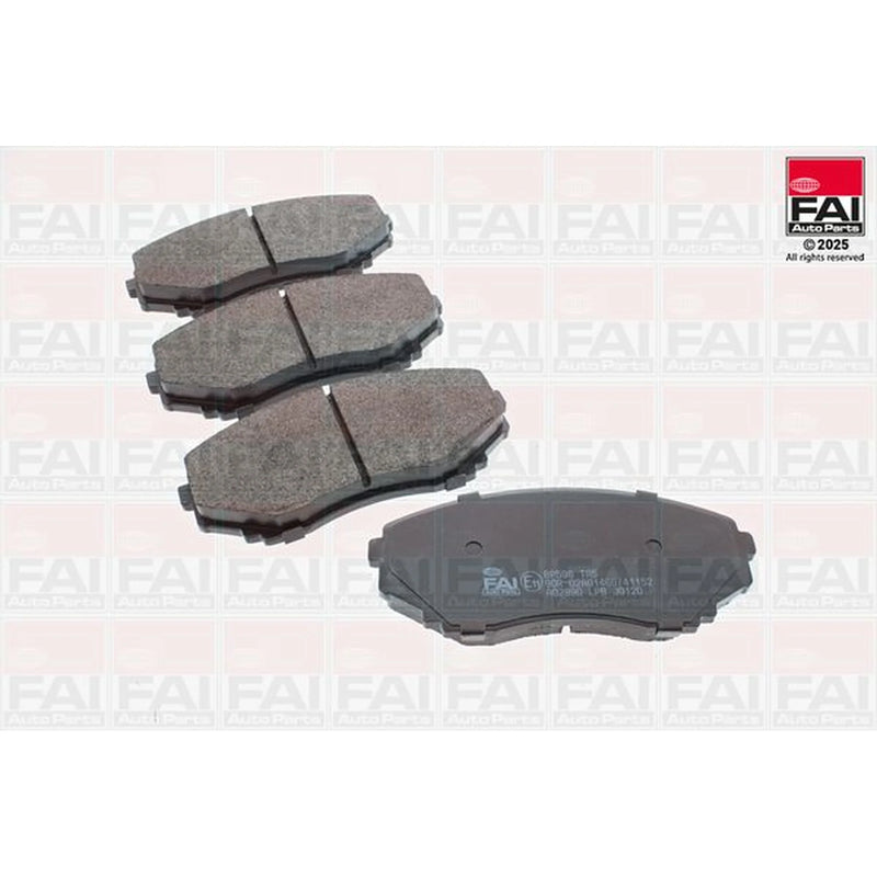 FAI Front Brake Pad Set fits Mazda Bongo Friendee Bus 1995-2001 2.5