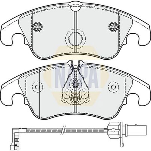 NAPA Front Brake Pad Set NBP1701