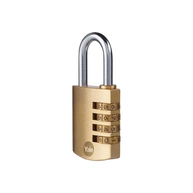 Yale Locks Brass Combination Padlock 40mm Yale Locks - NN4 Online