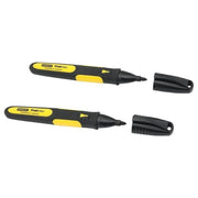 Stanley® Hand Tools Fine Tip Marker Black (Pack 2) STANLEY® Hand Tools - NN4 Online