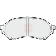Apec Front Brake Pad Set fits Mazda 323 F/P 1998-2004 1.3 1.4 1.5