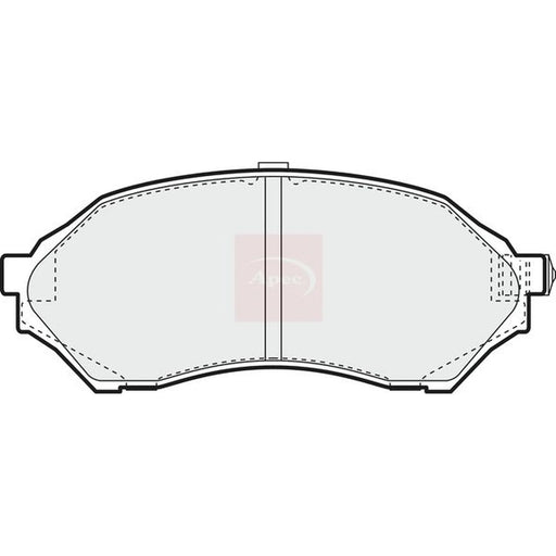 Apec Front Brake Pad Set PAD1081