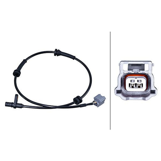 Hella ABS Wheel Speed Sensor Rear fits Nissan Leaf 2010-2017