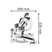 Bosch GCM 12 SDE Professional Sliding Mitre Saw 1450W 240V Bosch - Dynamic Drive