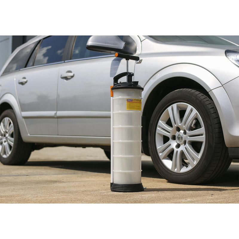 Sealey Vacuum Oil & Fluid Extractor Manual 6.5L TP69 Sealey - Dynamic Drive