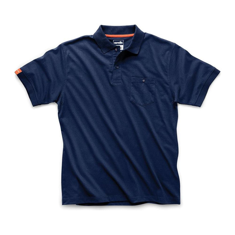 Scruffs Eco Worker Polo Navy XXXL Scruffs - Dynamic Drive