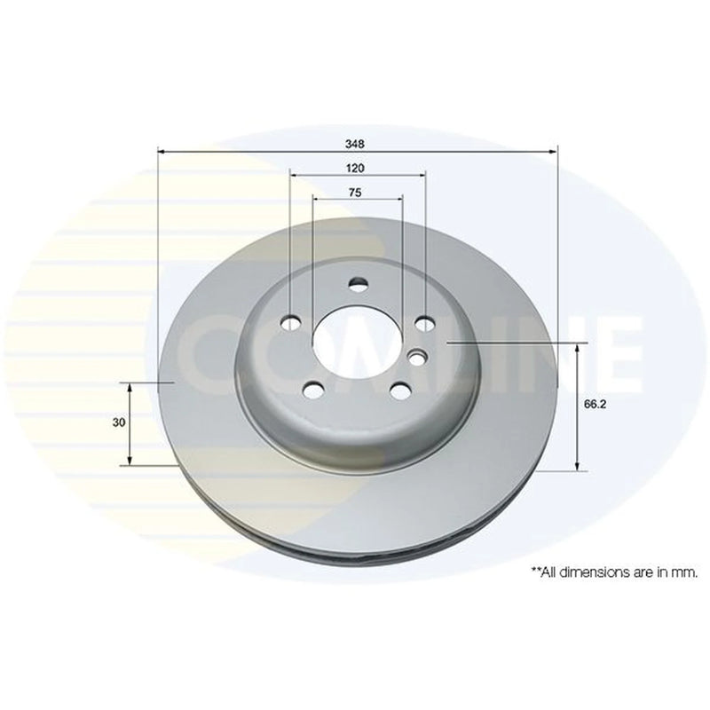 Comline Front & Rear Brake Discs & Pads fits BMW 5 2009-2017