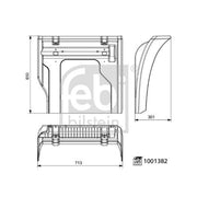 Febi Wing Wide High 1001382