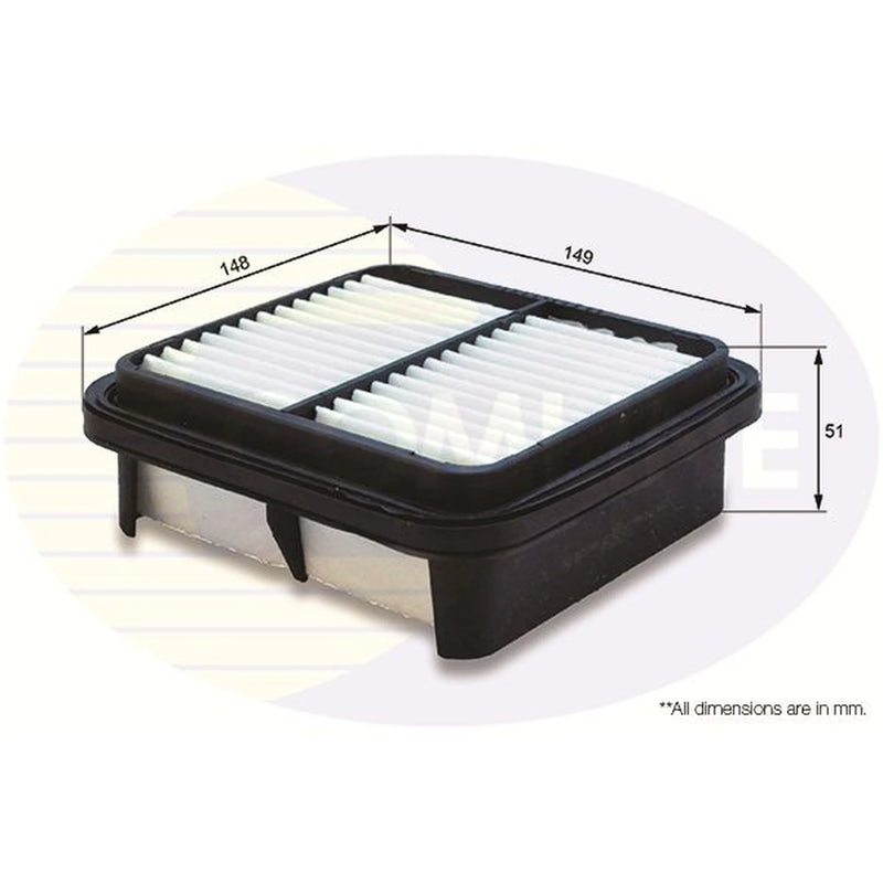 Comline Full Service Kit with Air, Oil, Fuel & Cabin Filters fits Suzuki Alto V