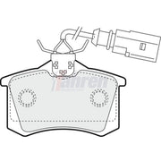 Fahren Rear Brake Solid Discs & Pads fits Seat Ibiza St 2010-2015 1.2 1.4 1.6