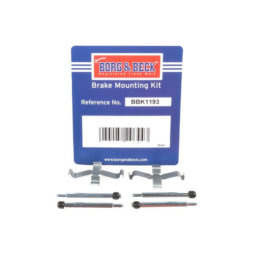 Borg & Beck Brake Pad Accessory Fitting Kit Rear BBK1193