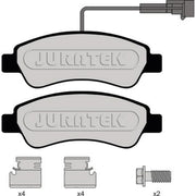 Juratek Rear Brake Pad Set fits Citroën Relay III 2006-2023 2.0 2.2 3.0