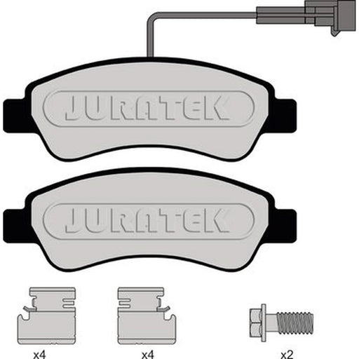Juratek Rear Brake Pad Set fits Citroën Relay III 2006-2023 2.0 2.2 3.0