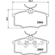 Mintex Brake Pad Set