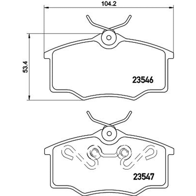 Mintex Brake Pad Set