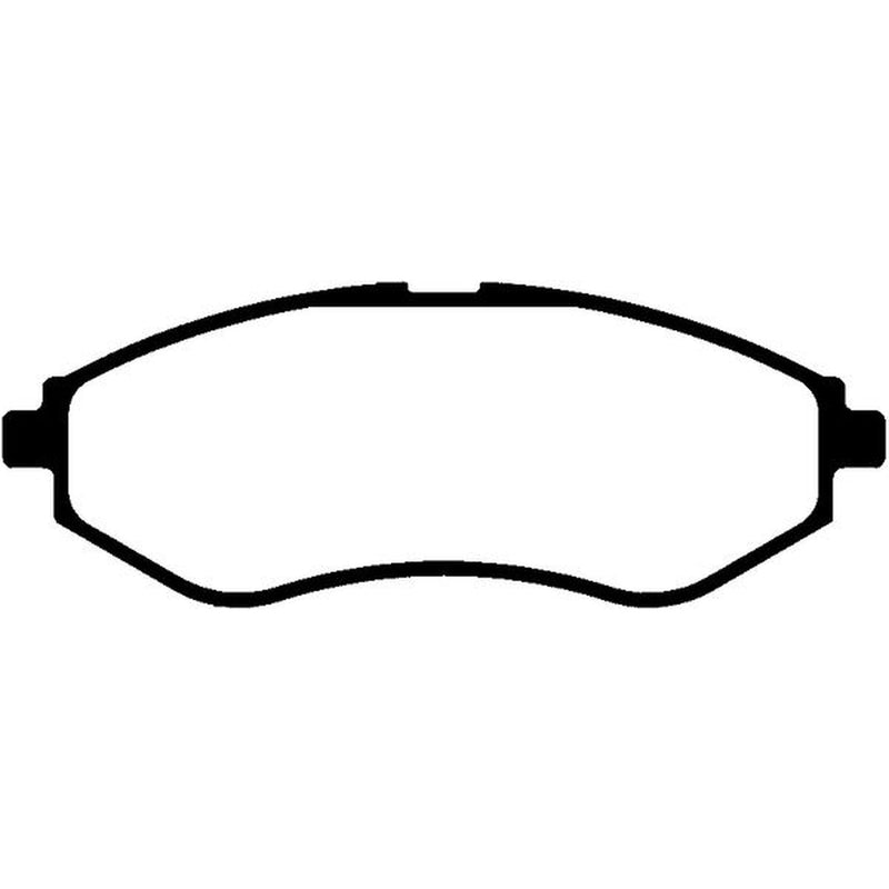 Abtex Front Brake Pad Set fits Chevrolet Aveo / Kalos 2003-2013 1.2 1.4