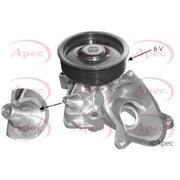 Apec Engine Cooling Water Pump fits BMW 3 2006-2013