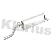 Klarius Box With Tail Pipe Rear fits Opel Corsa D 2006-2014 1.2